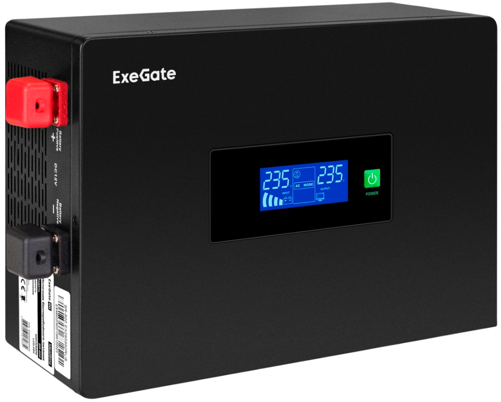фото ИБП ExeGate IdealSine SR-600. LCD.2SH (EX295992RUS)