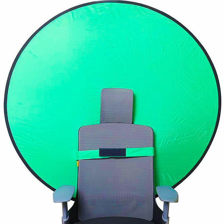 Фон хромакей FUJIMI зелёный 130 см (с креплением на стул)