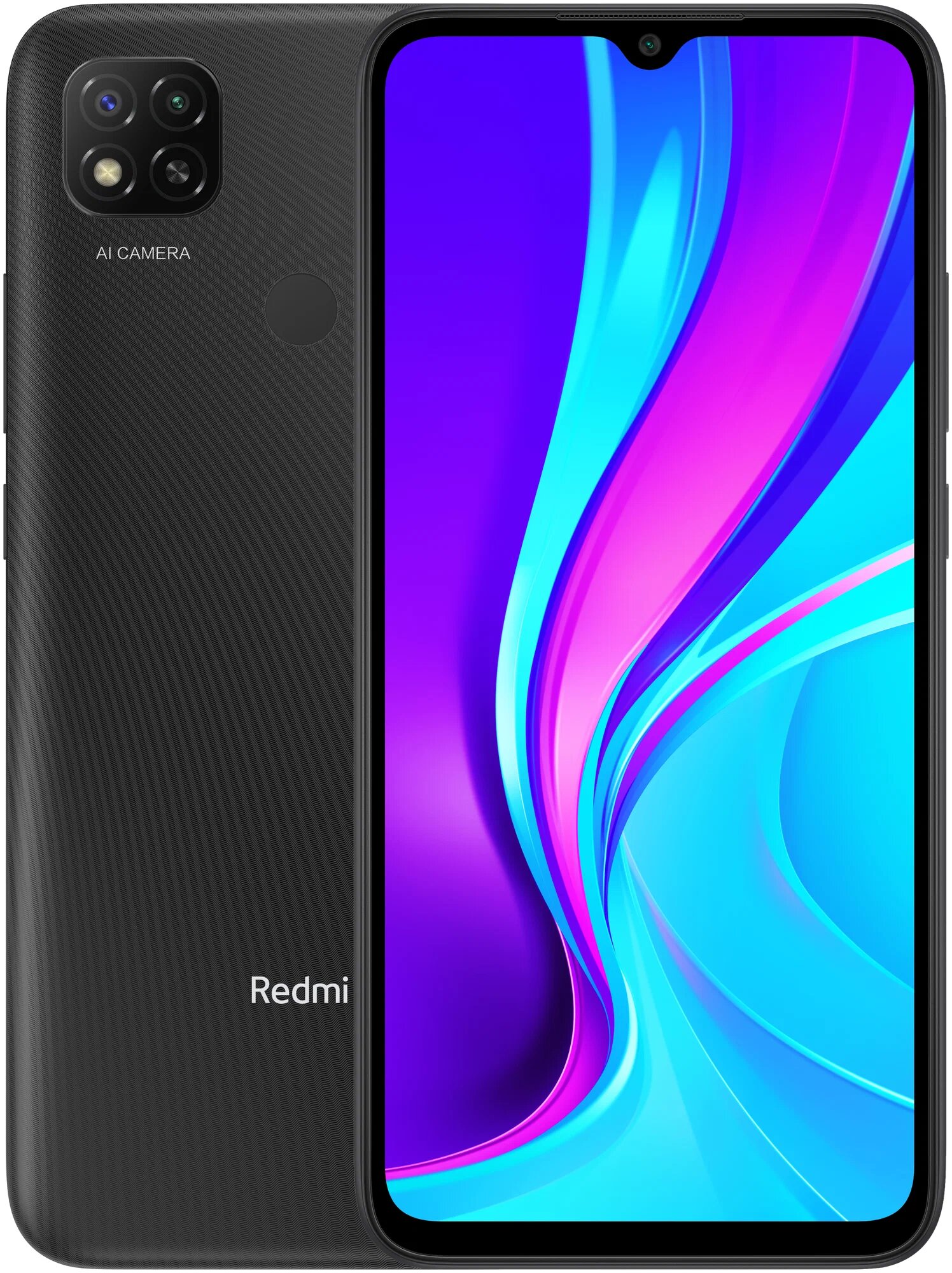 Смартфон Xiaomi Redmi 9C 3/64 ГБ Ростест, Dual nano SIM, Серый