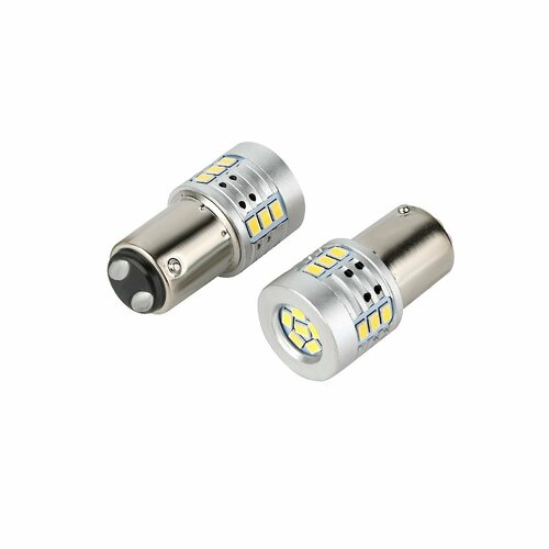 Светодиодная лампа с цоколем PY21/5W-1157-BA15s 18SMD Canbus Nonpolarity White 6W 12-24V