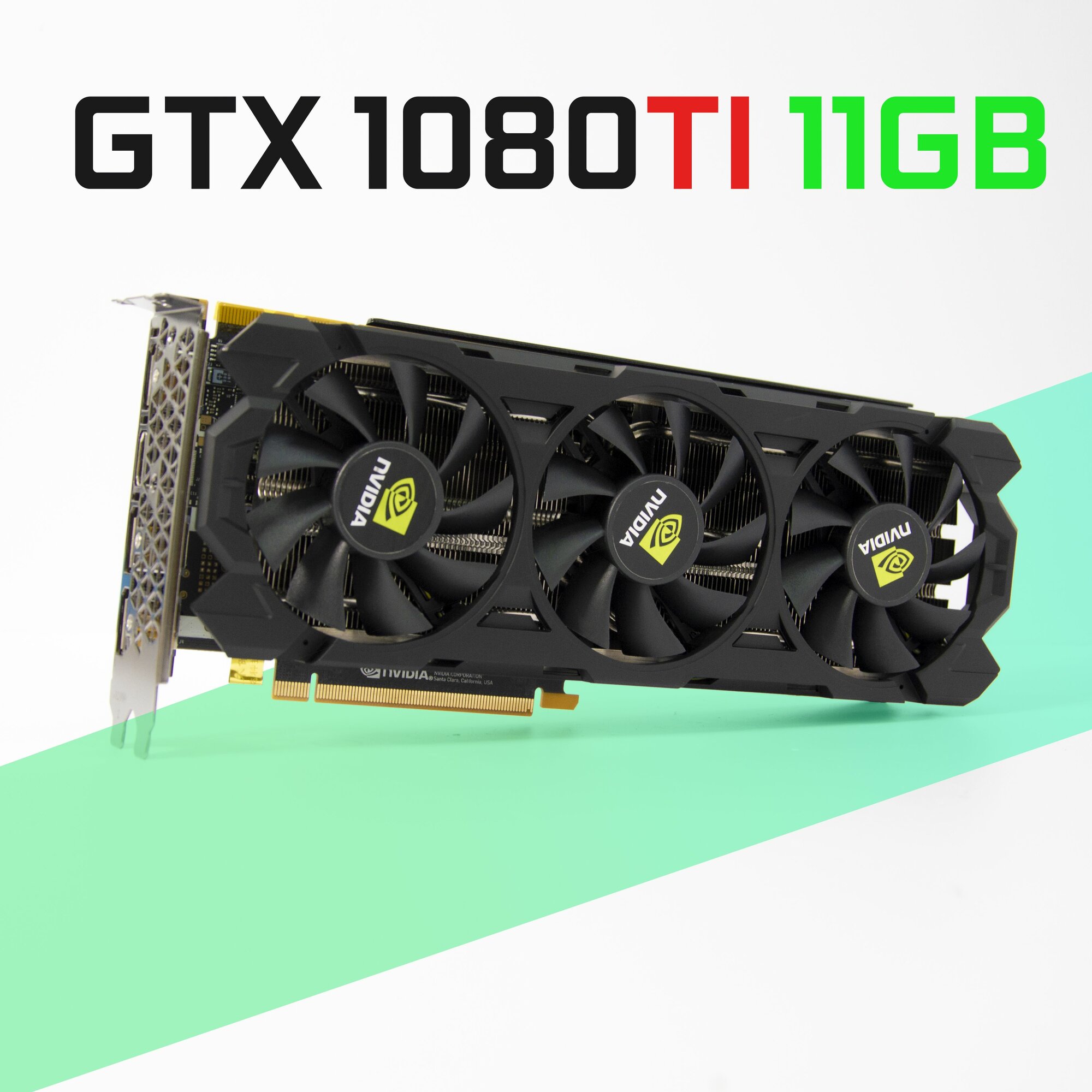 фото Видеокарта Nvidia GeForce GTX1080 TI 11Gb GDDR5 3x Display Port + HDMI