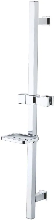 Стойка для душа металлическая цвет белый (квадратный профиль) GANZER GZ20202-F