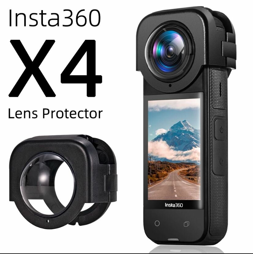 Закаленное стекло H9 на объектив для Insta360 X4 Premium Lens Guards