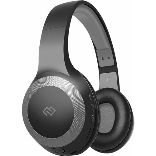 Гарнитура накладные Digma BT-15 черныйсерый беспроводные bluetooth оголовье BT-15BG 3870₽