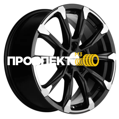 7,5x18/5x114,3 ET38 D67,1 KHW1808 (Outlander) Black-FP