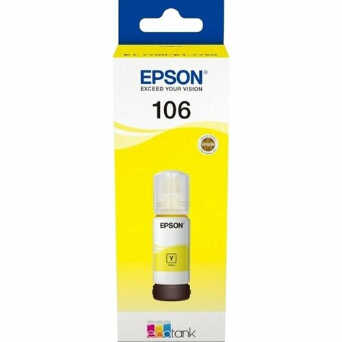Чернила EPSON 106 Yellow (C13T00R440)