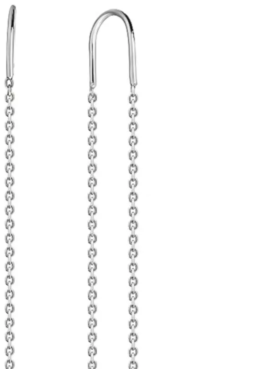 Серьги цепочки 