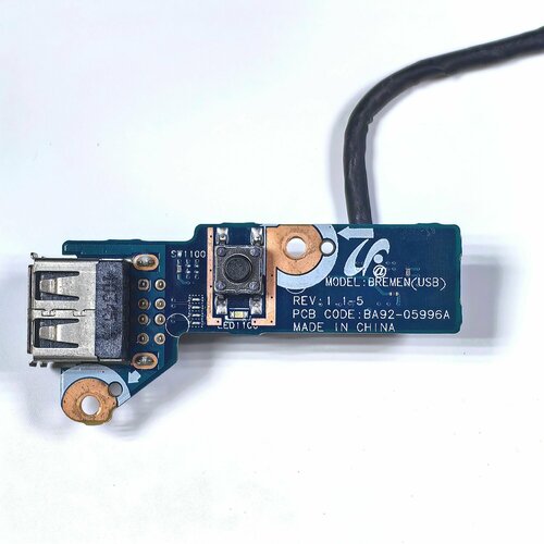 Плата включения и USB ноутбука Samsung R528 BA92-05996A ba92 05646a ba41 01060a ba92 05556a ba92 05556b laptop motherboard for samsung r520 r522 r620 intel pga479 pm45 ddr2