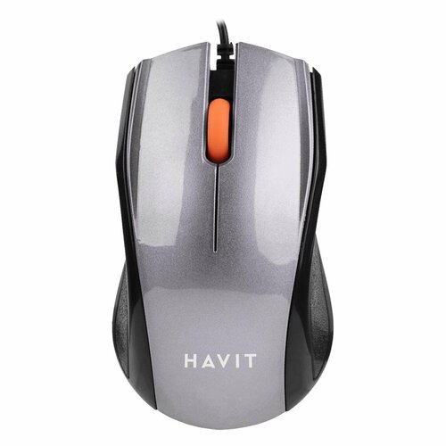 Мышь проводная Havit HV-MS689 Gray игровая мышь havit hv ms1031 rgb black