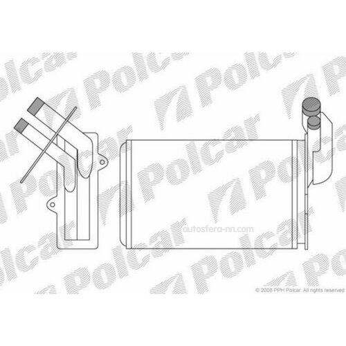 POLCAR 6019N81 6019N8-1_xРадиатор печки Renault 19, Megane I, Clio I x