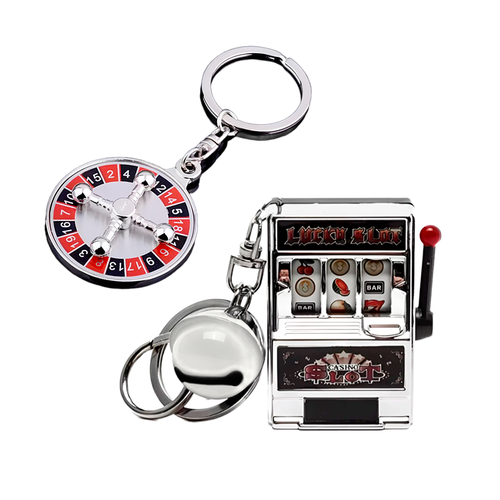 Брелок, глянцевая фактура, 2 шт., серебристый