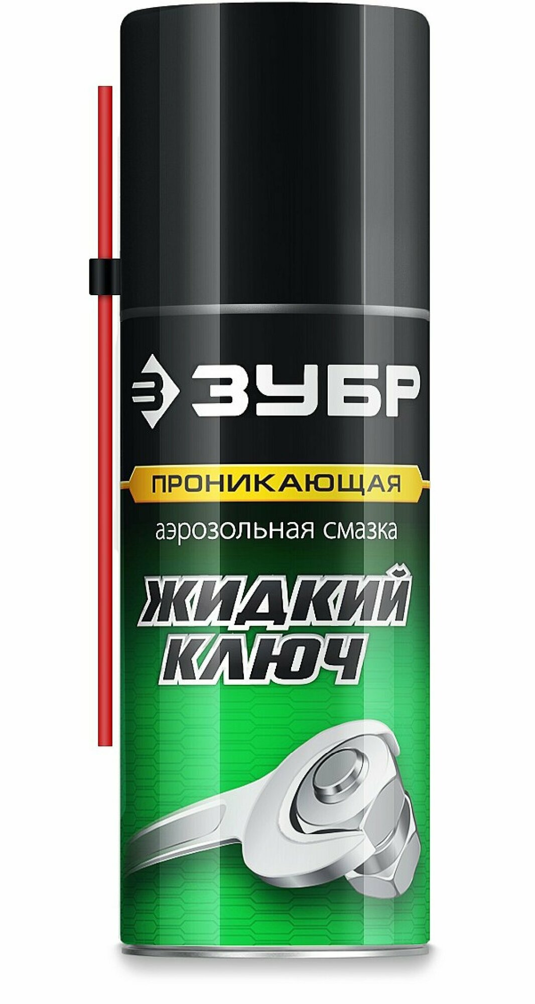 фото ЗУБР Жидкий ключ 210 мл, Проникающая аэрозольная смазка, профессионал (41445) (41445)