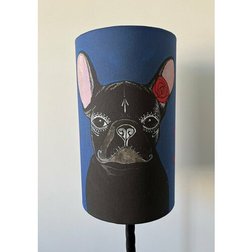 Абажур для торшера или настольной лампы Магическая бульдожка с авторским принтом от ABA Design Studio диаметр 20 см 13000₽