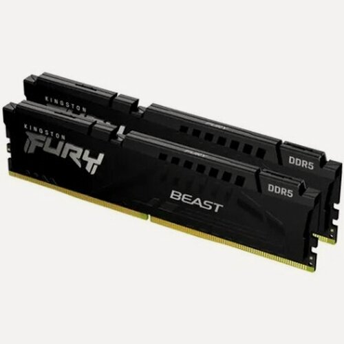 Изображение товара Оперативная память Kingston DDR5 16Gb (2x8Gb) 6000MHz pc-48000 FURY Beast Black EXPO CL36, 1.35V (KF560C36BBEK2-16)