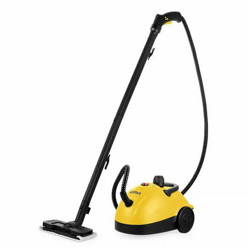 Пароочиститель КТ-9136-3 1500 Вт 1 л 50 гмин нагрев 8 мин чёрно-жёлтый 1210600₽