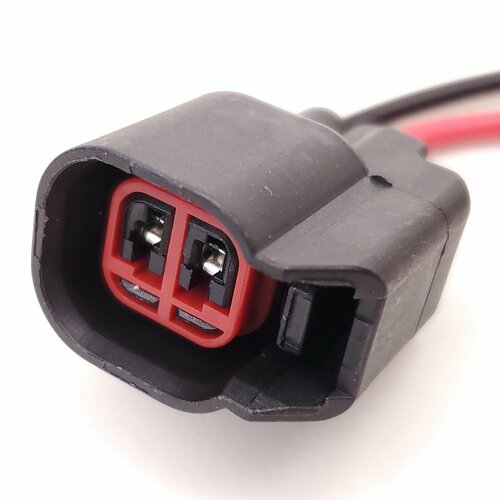 Разъем топливной форсунки Bosch EV6 датчика ABS кондиционера заднего хода Ford Volvo Chevrolet 2 pin 2 контакта с проводами 375₽