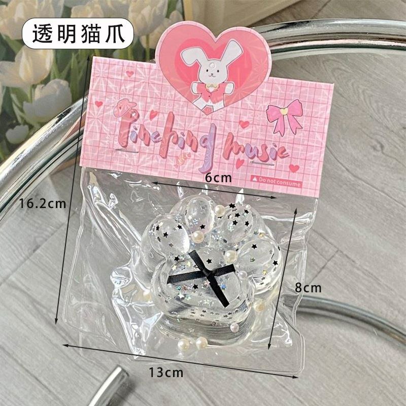 Сквиш прозрачный лапка — фото 1