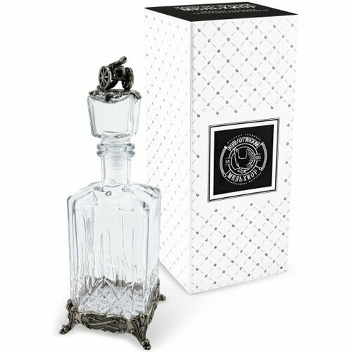 Штоф Кольчугинский Мельхиор Аты-Баты никел с черн КМ2440ШТ06 4440₽