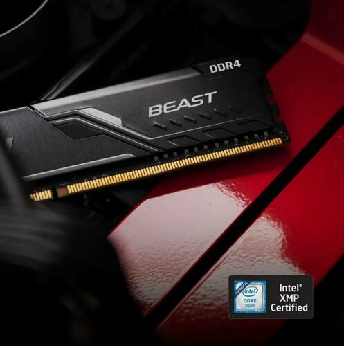 Изображение товара Оперативная память Kingston Fury Beast Black DDR4 DIMM 3600Mhz PC28800 CL18 - 32Gb Kit (2x16Gb) KF436C18BBK2/32
