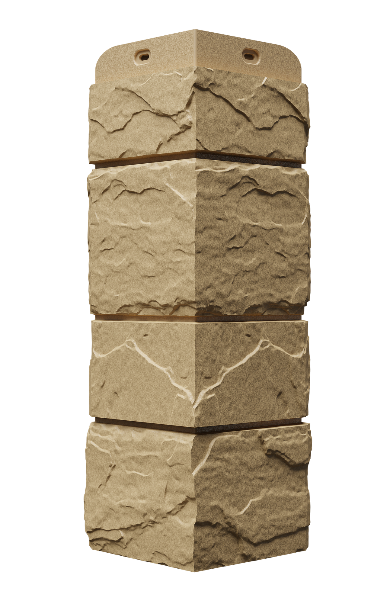 Угол наружный из ПВХ для фасадных панелей Docke сланец, (Каменная кладка), Церматт