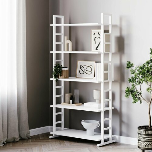 Стеллаж Вертикаль 80х35х160 см, Белый