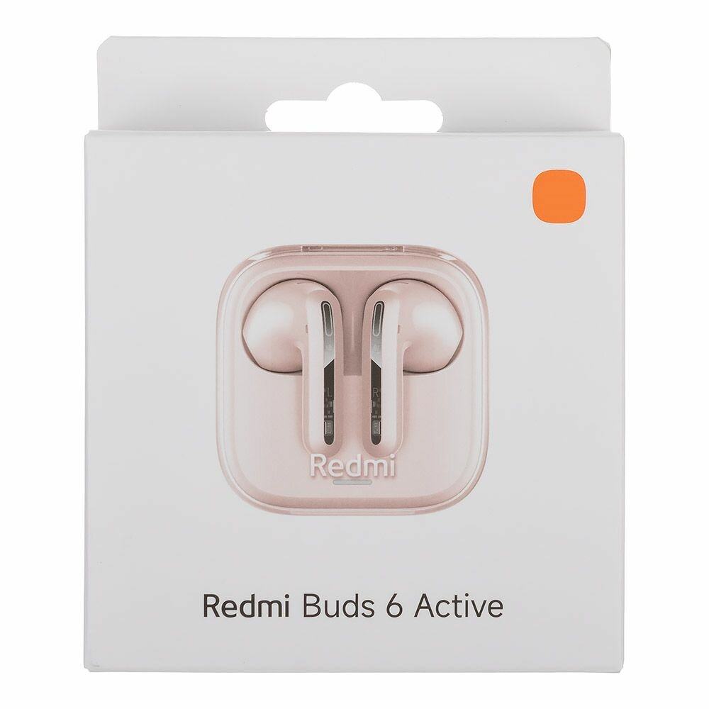 TWS Bluetooth гарнитура Xiaomi Redmi Buds 6 Active Pink (розовая) — фото 1