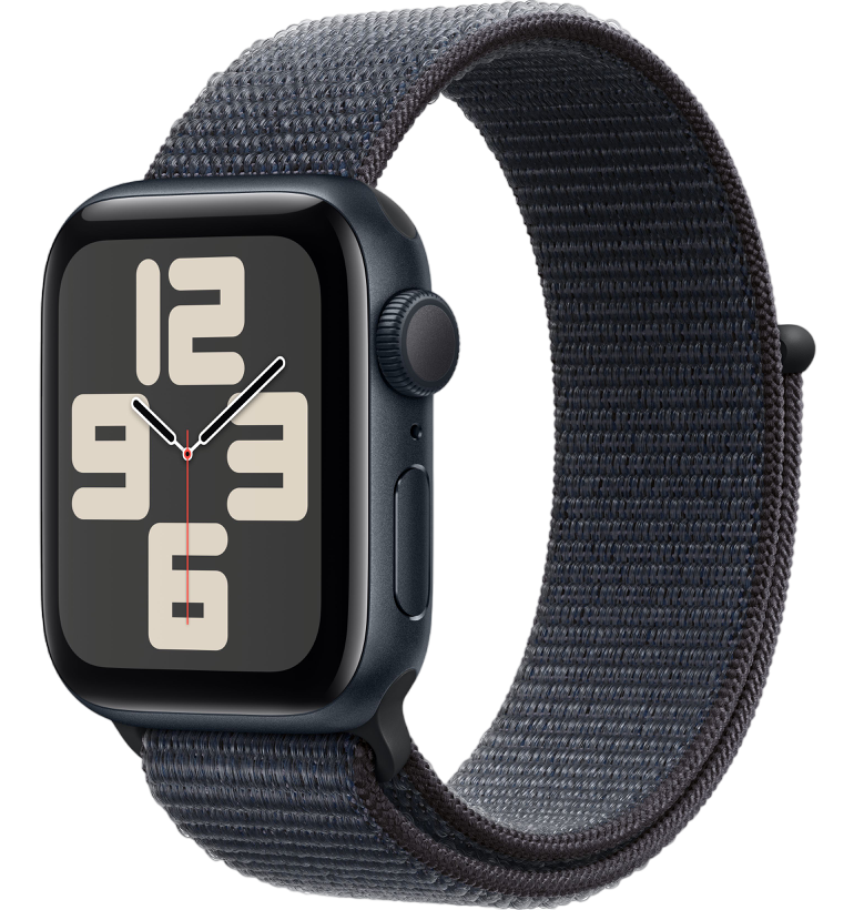 Часы Apple Watch SE (2024) 40mm Midnight Aluminum Case with Ink Sport Loop (GPS)