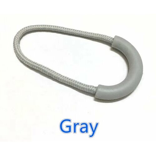 U образный шнур пуллер для молнии застежка держатель язычок для бегунка молнии съемный тканьпластик серый 2шт 243₽