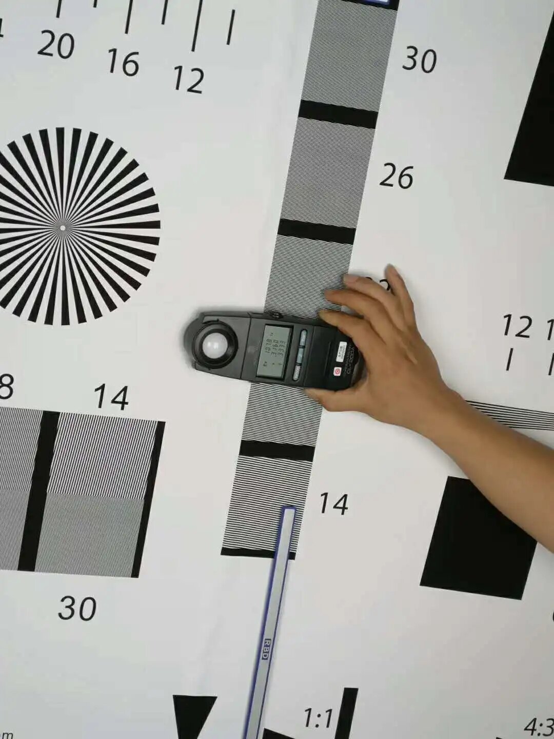 Люксметры EIAJ Chart CHARTTU.COM, Reflective chart