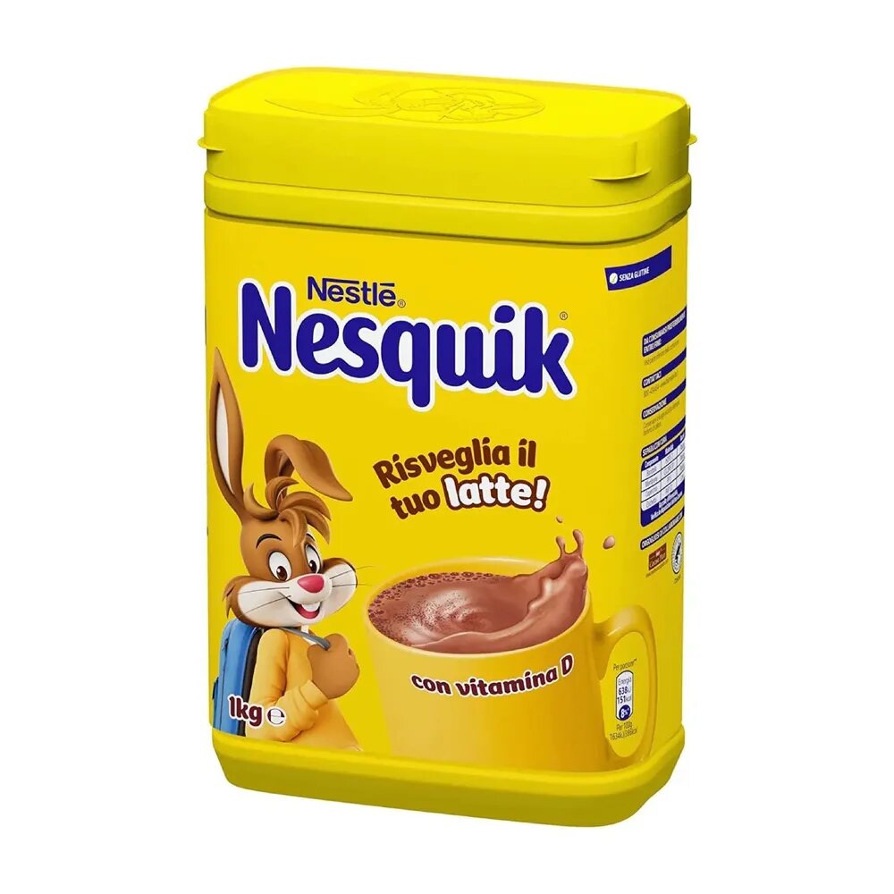 Какао-напиток Nestle Nesquik, молочный, в пластиковой банке, 1 кг