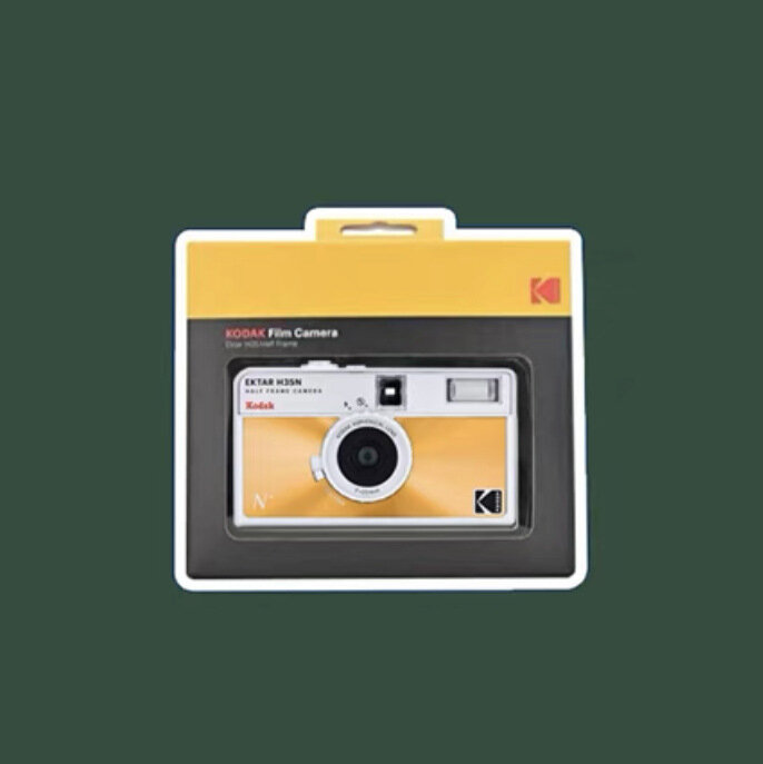 KODAK KODAK EKTAR H35N полурешеточный пленочный фотоаппарат ретро-одноразовый пленочный фотоаппарат Kodak H35N ослепительно оранжевый