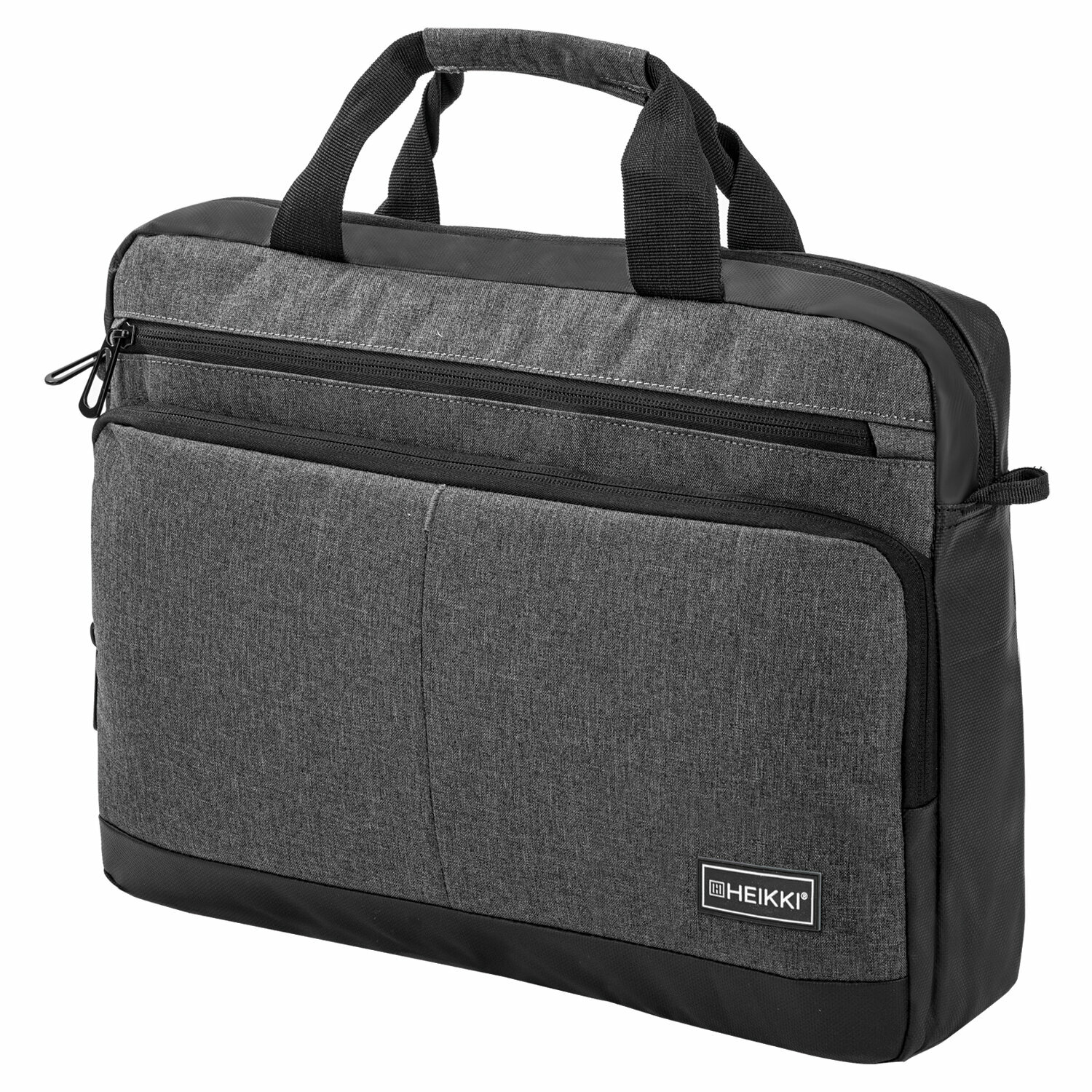 Сумка портфель HEIKKI FORWARD (хейки) с отделением для ноутбука 15,6", темно-серая, 29х40х9 см, 272611