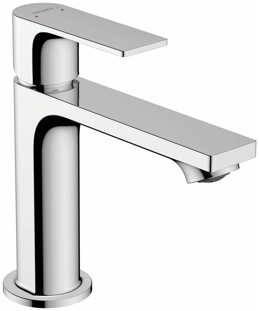 Hg rebris e смеситель для раковины 110, с д клапаном, цвет хром 72557000 Hansgrohe