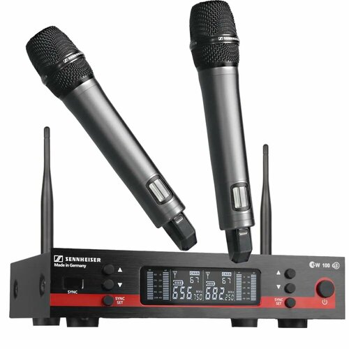 Микрофоны SENNHEISER G3 EW 100 в кейсе серые 18990₽