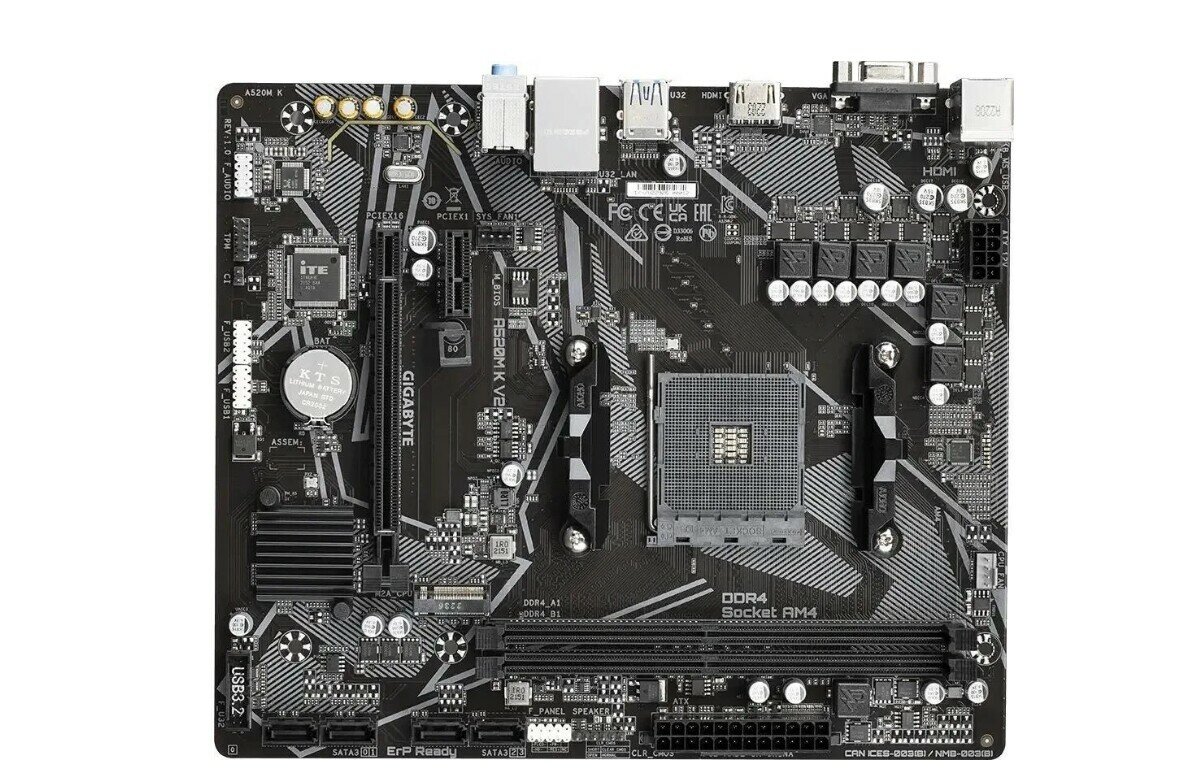Материнская плата Gigabyte A520M K V2