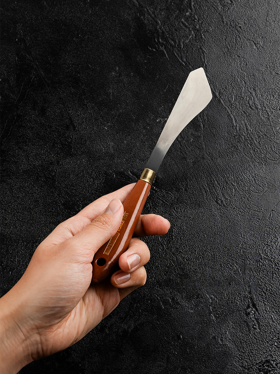 Мастихин Малевичъ универсальный, деревянная ручка, SIMPLE-LINE 5-2 — фото 1