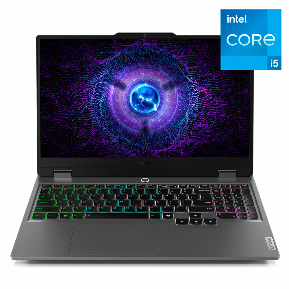 Ноутбук Lenovo LOQ 15IAX9 Core i5-12450HX 24GB / SSD 512GB / RTX 3050 / NO OS / 83GS00EMRK