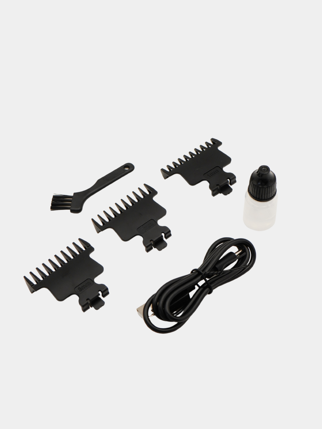 Профессиональная машинка-триммер, для стрижки и бритья волос, 4 насадки — фото 1