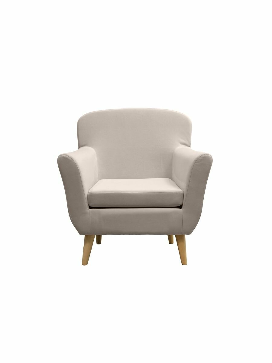 Кресло М-Стиль Орион нераскладное на ножках велюр бежевое