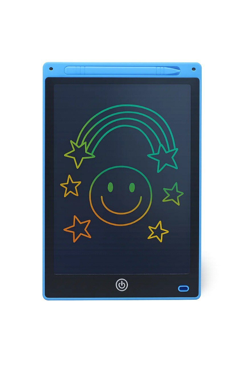 Цветной графический планшет для рисования, размер 12, blue — фото 1