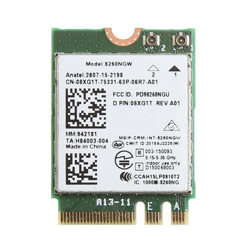 Wi-Fi карта M.2 8260AC 2.4+5 ГГц