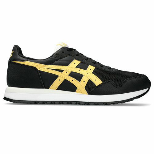 Кроссовки ASICS, размер 10,5 US, черный, желтый кроссовки asics sportstyle tiger runner unisex black