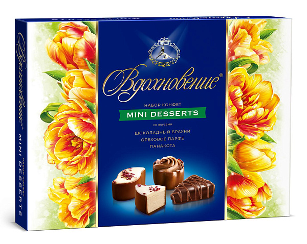 Набор конфет Вдохновение Mini Desserts 165г Красный Октябрь - фото №3