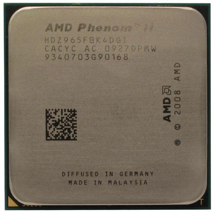 Процессор AMD Phenom II X4 Deneb 965 AM3 4 x 3400 МГц