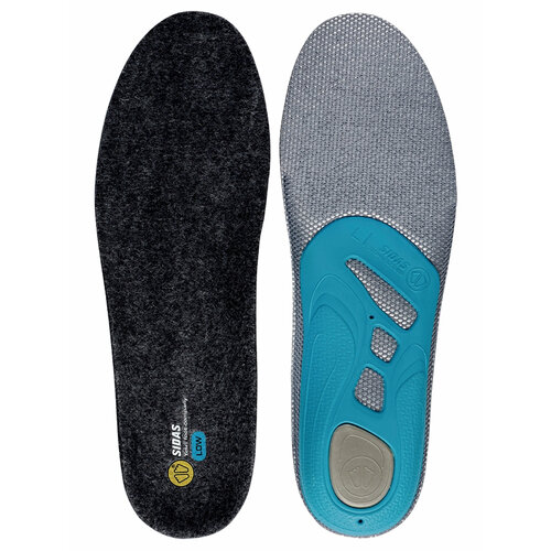 Стельки для обуви Sidas 3Feet Merino Low XXL серый/голубой