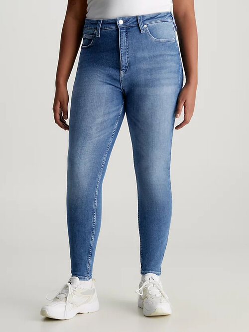 Джинсы скинни  Calvin Klein Jeans, размер 30, синий