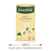 Чайный напиток Greenfield Mint Camomile в пакетиках, 20 пак.