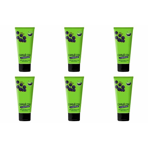 Самый СОК Крем для лица и тела С натуральным соком черной смородины, комплексный уход, 175 мл, 6 шт /