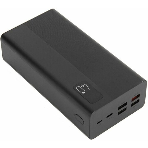 Perfeo Powerbank MOUNTAINS 40000 mAhLED дисплейPD QC 30Type-C4 USBВыход 3A max 225WBlack PF_D0144 2941₽