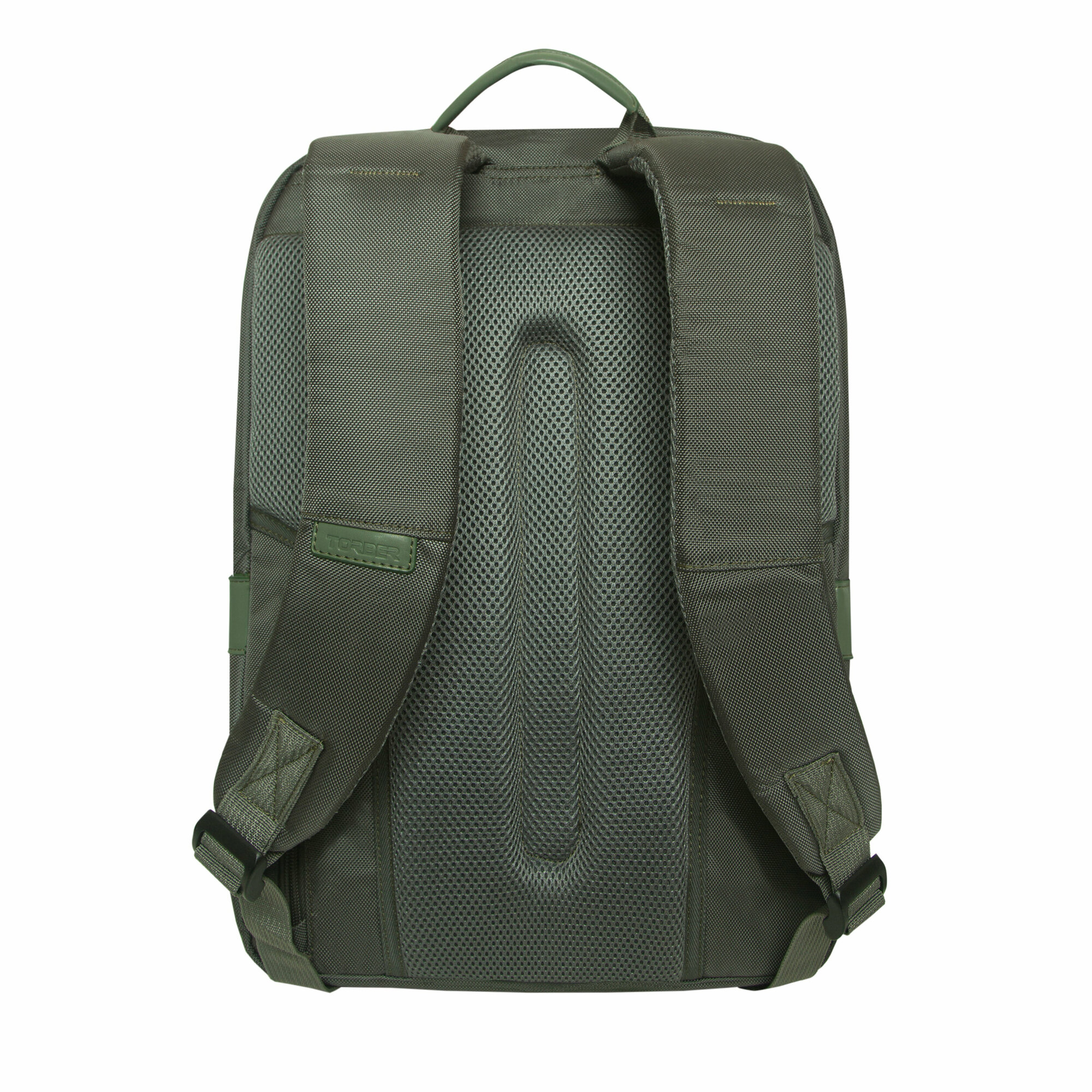 Рюкзак Torber Vector 15,6" T7925-GRE с отделением для ноутбука, серо-зеленый - фото №10